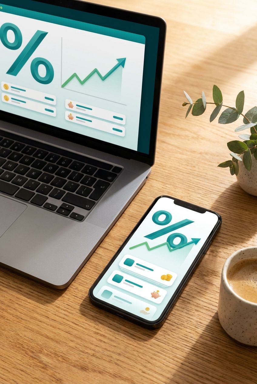 Featured image for 11 Best High-Yield Savings Accounts for Beginners: Earn Up to 5% APY Without Risk - focus on high-yield savings accounts