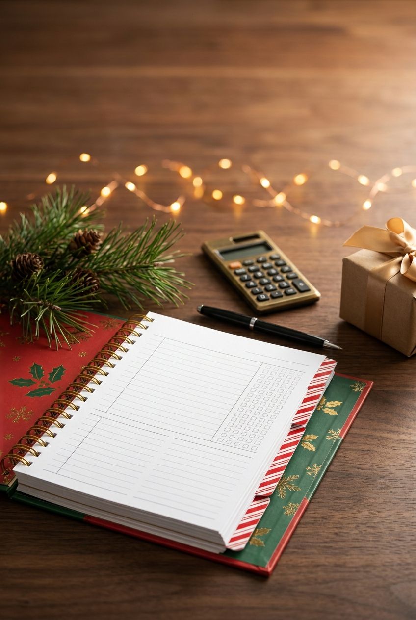Featured image for Christmas Budget Planner + Holiday Spending Guide: How to Spend $1,000 Instead of $1,800 - focus on Christmas budget planner + holiday spending guide