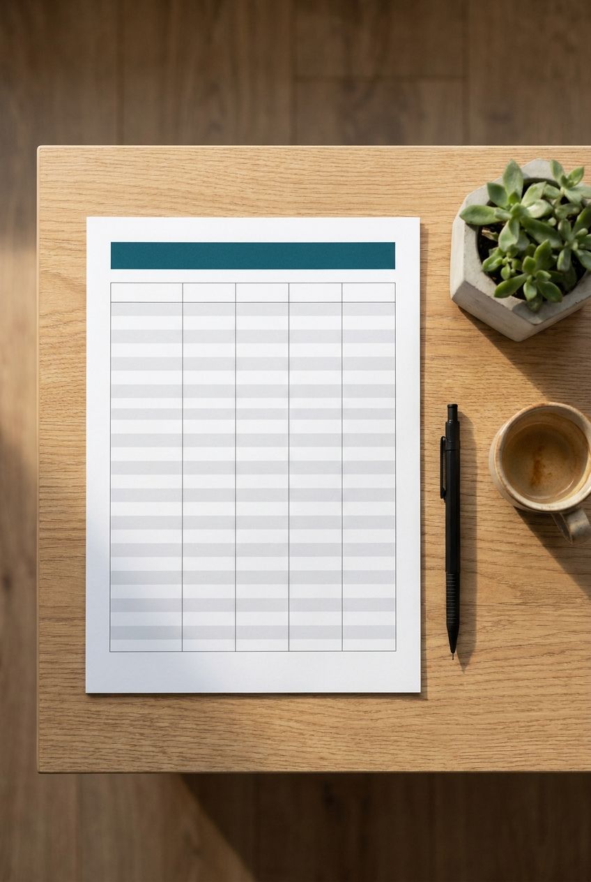 Featured image for Monthly Budget Spreadsheet Template: Build One in 30 Minutes (Free Layout Included) - focus on Monthly budget spreadsheet template